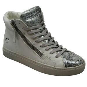 Crime London Hight Top Double Zip Sneakers Size 37